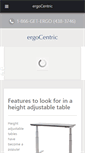 Mobile Screenshot of ergocentric.com