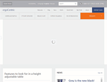 Tablet Screenshot of ergocentric.com